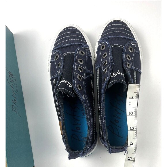 Pure Navy Hipster Smoked Twill Mesh Sneakers Size 8 - Picture 10 of 14